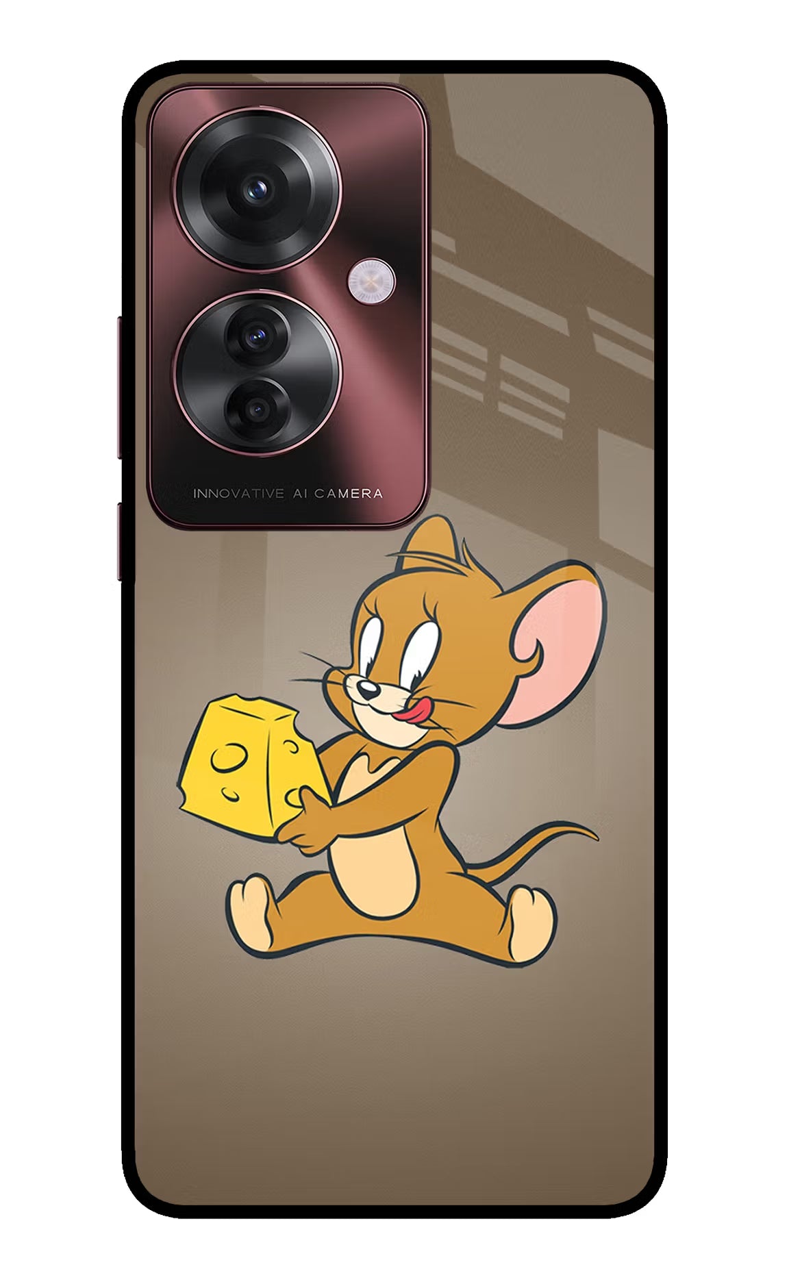 Jerry Oppo F25 Pro 5G Glass Case Back Cover by Casekaro