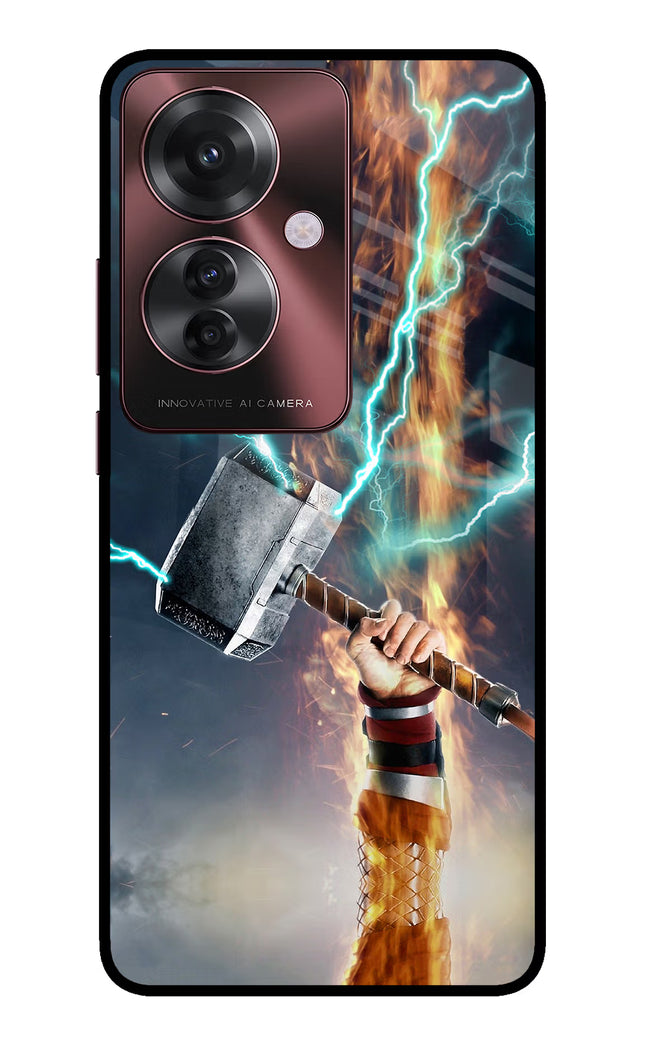 Thor Hammer Mjolnir Oppo F25 Pro 5G Glass Case