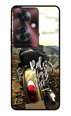 Ride More Worry Less Oppo F25 Pro 5G Glass Case