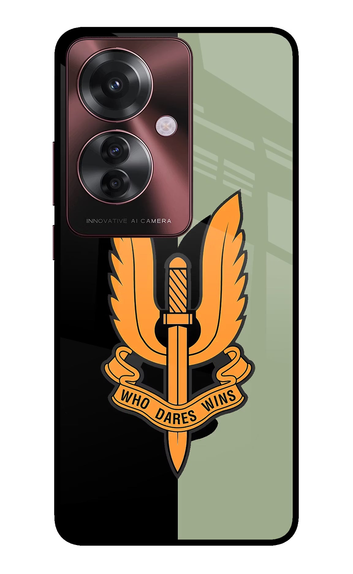Balidan Logo Oppo F25 Pro 5G Glass Case Back Cover by Casekaro