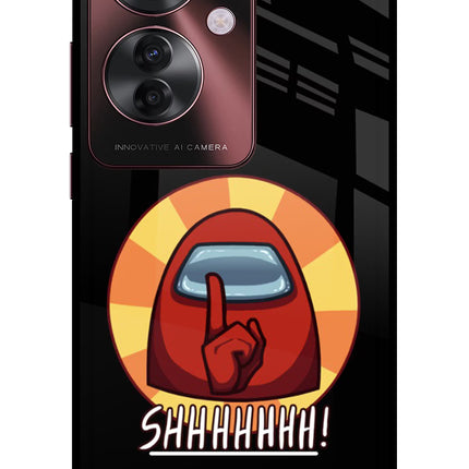 Among Us Shhh! Oppo F25 Pro 5G Glass Case