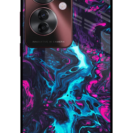 Abstract Oppo F25 Pro 5G Glass Case