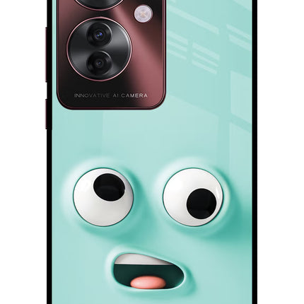 Funny Cartoon Oppo F25 Pro 5G Glass Case