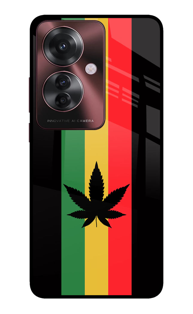 Weed Flag Oppo F25 Pro 5G Glass Case