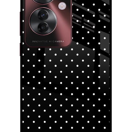 White Dots Oppo F25 Pro 5G Glass Case