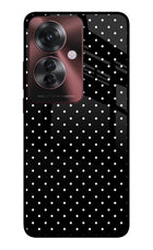 White Dots Oppo F25 Pro 5G Glass Case