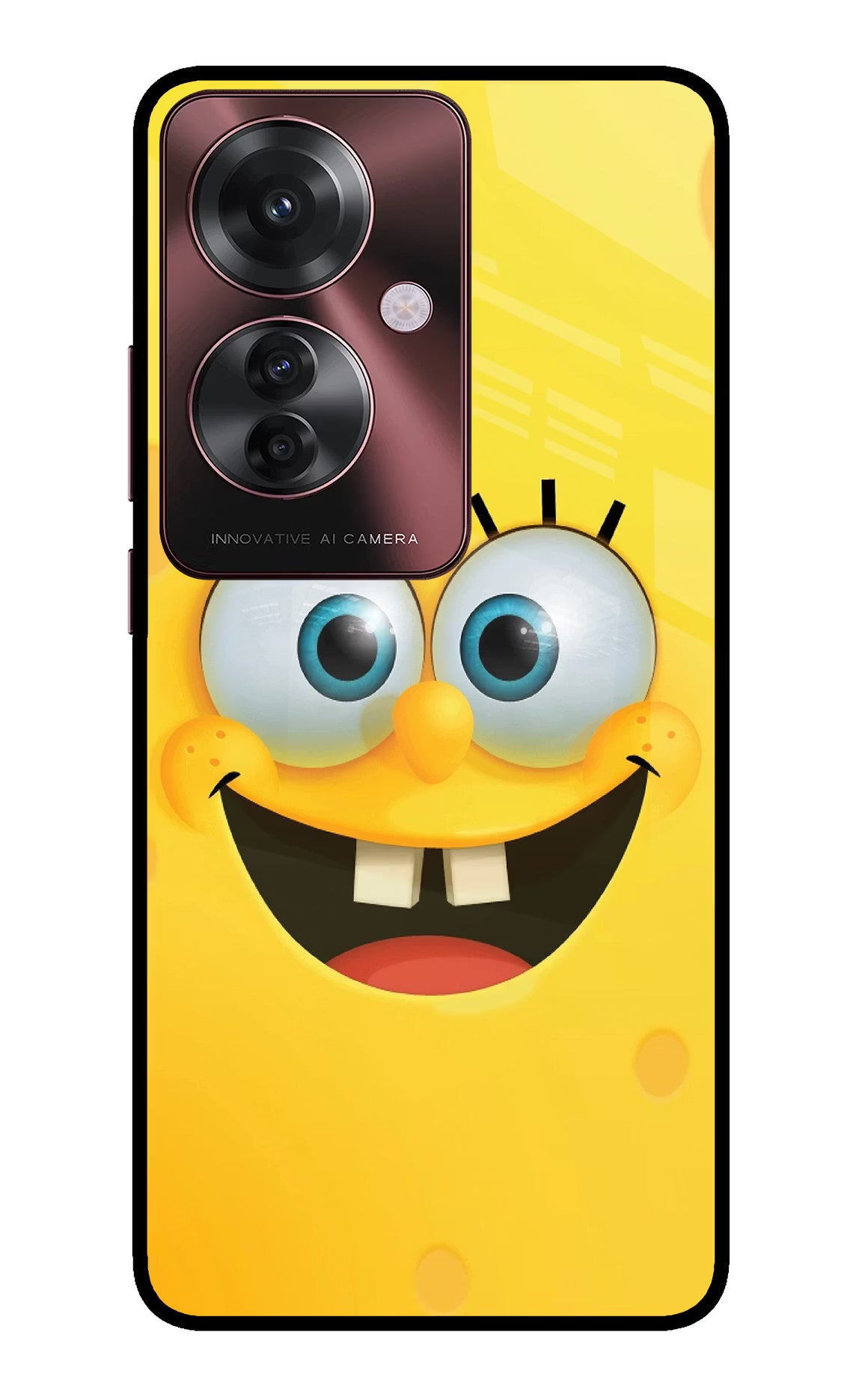 Sponge 1 Oppo F25 Pro 5G Glass Case Back Cover by Casekaro