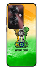 Satyamev Jayate Flag Oppo F25 Pro 5G Glass Case