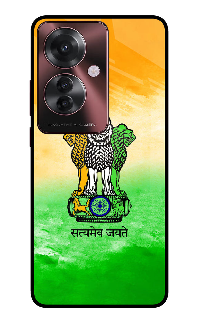 Satyamev Jayate Flag Oppo F25 Pro 5G Glass Case