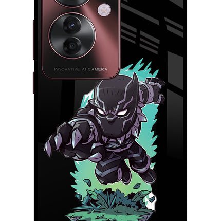 Black Panther Oppo F25 Pro 5G Glass Case