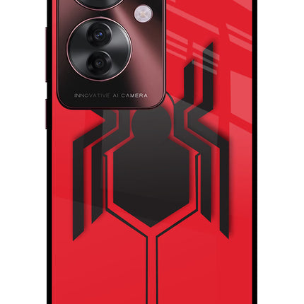 Spider Oppo F25 Pro 5G Glass Case Back Cover by Casekaro