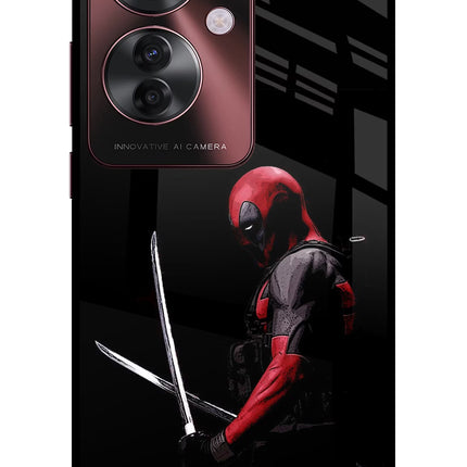 Deadpool Oppo F25 Pro 5G Glass Case