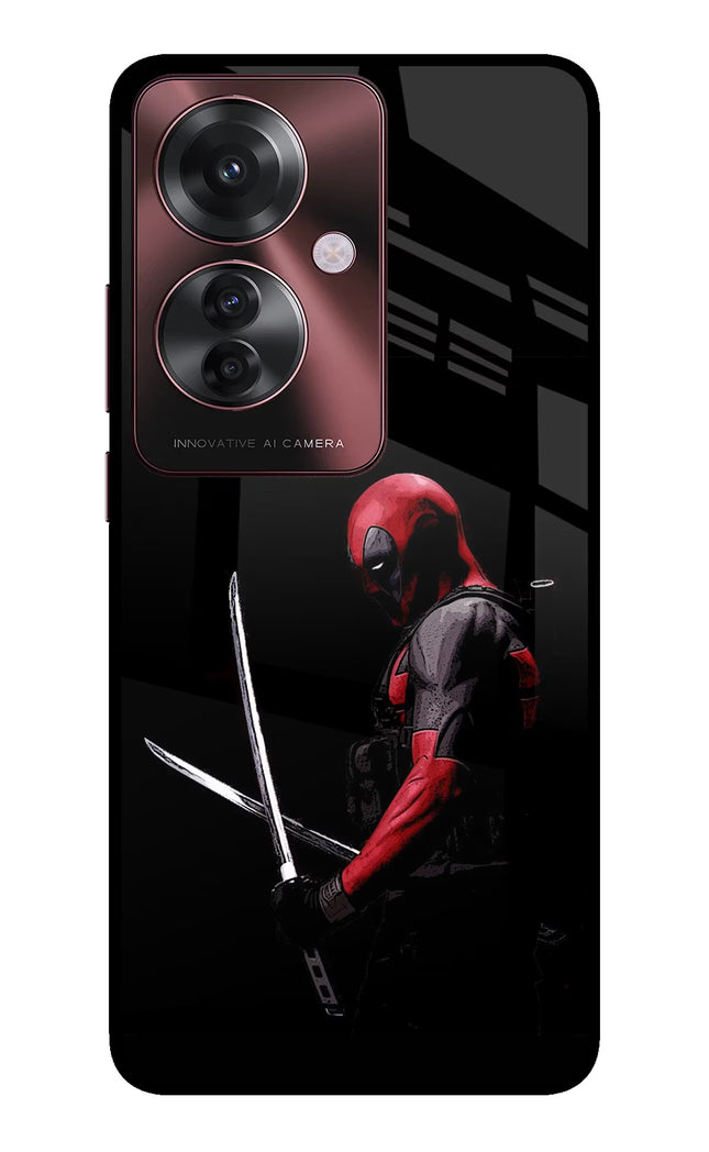 Deadpool Oppo F25 Pro 5G Glass Case