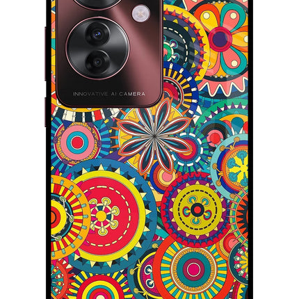 Gol Gol Art Oppo F25 Pro 5G Glass Case