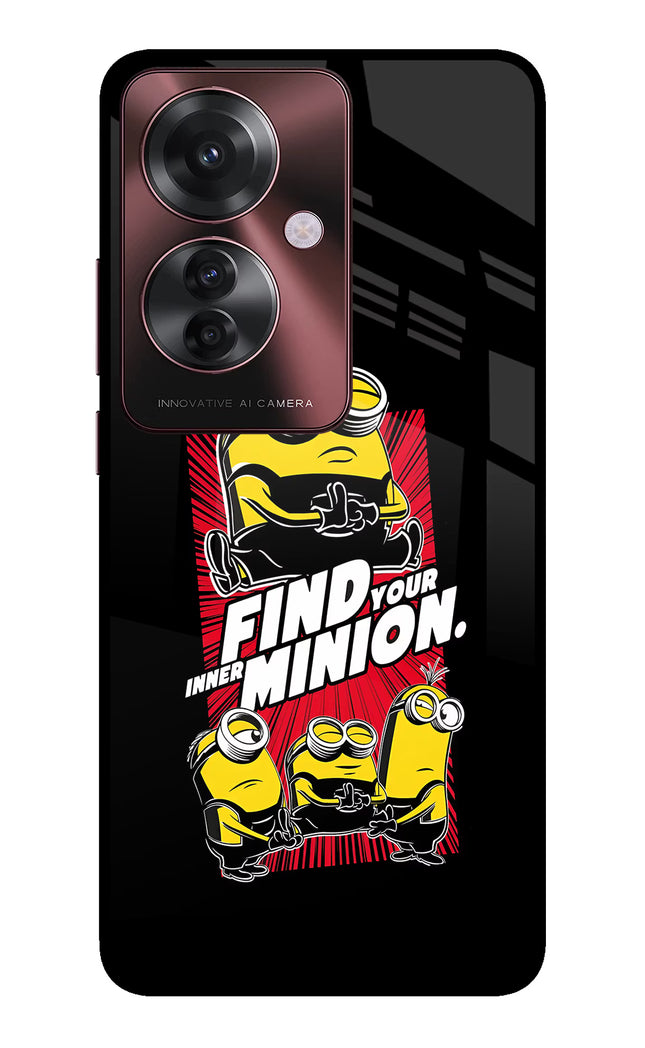 Find your inner Minion Oppo F25 Pro 5G Glass Case