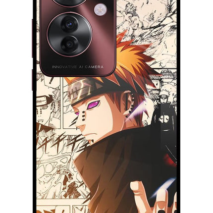 Pain Anime Oppo F25 Pro 5G Glass Case Back Cover by Casekaro