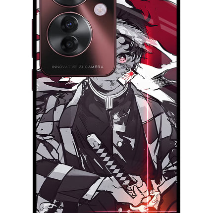 Demon Slayer Oppo F25 Pro 5G Glass Case