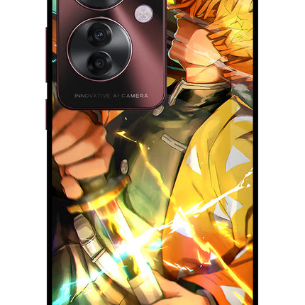 Demon Slayer Oppo F25 Pro 5G Glass Case