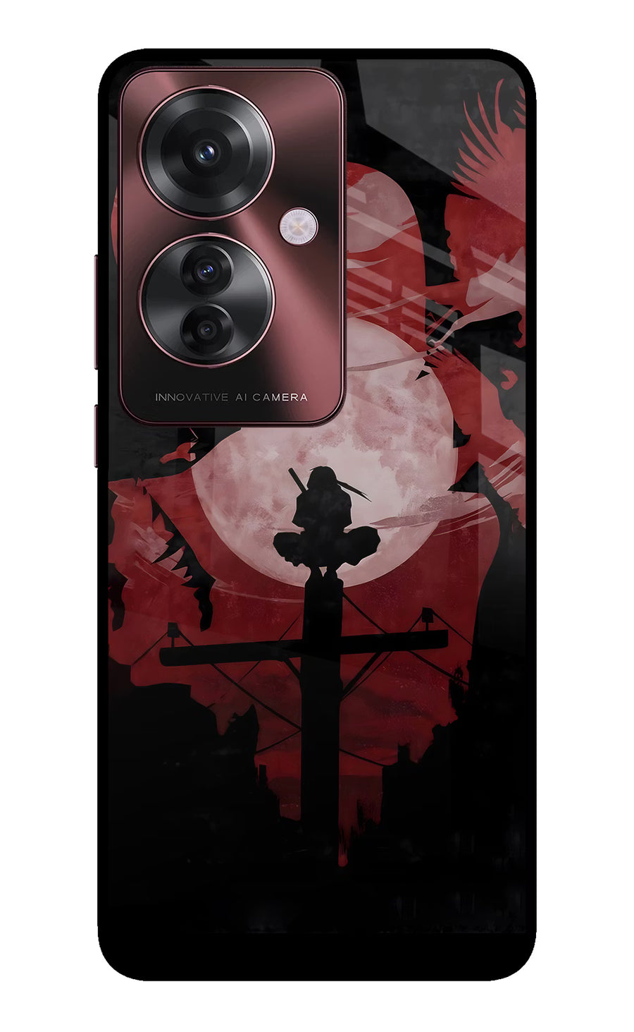 Naruto Anime Oppo F25 Pro 5G Back Cover, Glass case