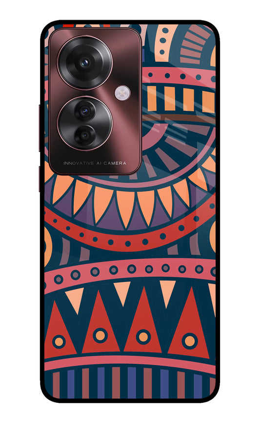 African Culture Design Oppo F25 Pro 5G Glass Case