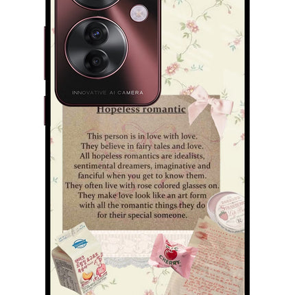 Hopeless Romantic Oppo F25 Pro 5G Glass Case