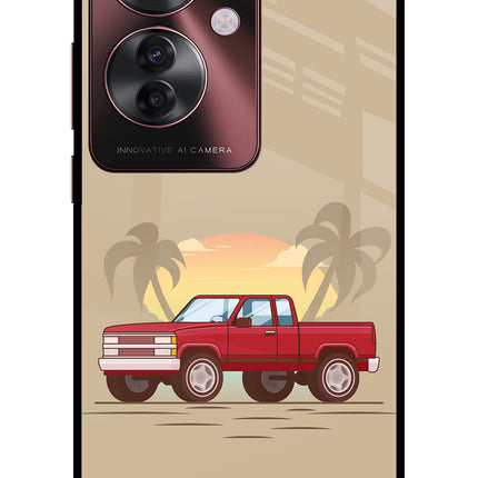 Desert Classic Drive Oppo F25 Pro 5G Glass Case