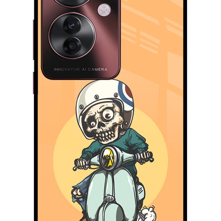 Undead Biker Oppo F25 Pro 5G Glass Case