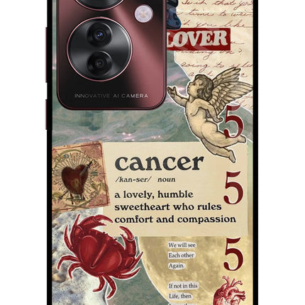 Cancer Zodiac Oppo F25 Pro 5G Glass Case