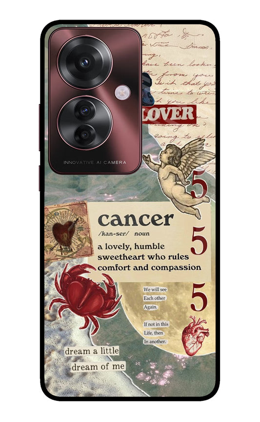 Cancer Zodiac Oppo F25 Pro 5G Glass Case