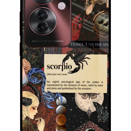Scorpio Zodiac Oppo F25 Pro 5G Glass Case