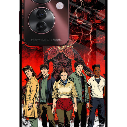 Ordinary Things Characters Oppo F25 Pro 5G Glass Case