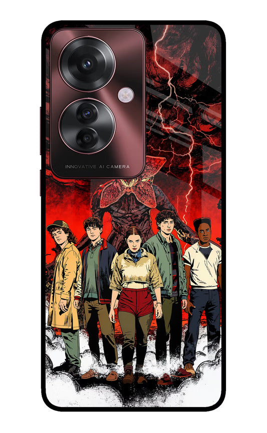 Ordinary Things Characters Oppo F25 Pro 5G Glass Case