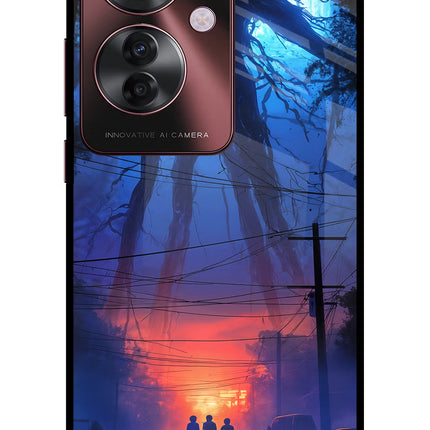 Ordinary Things Shadow Oppo F25 Pro 5G Glass Case