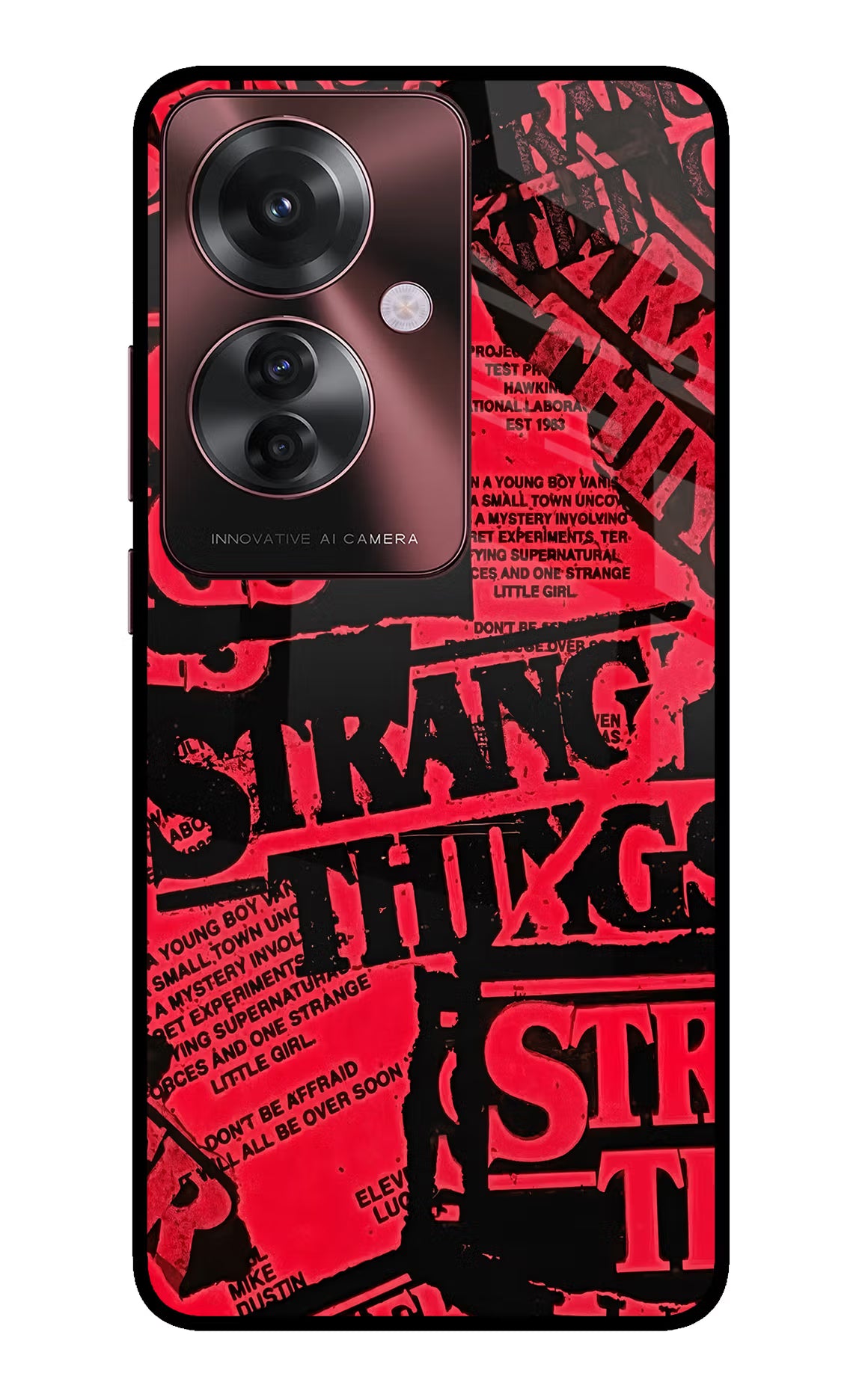 Ordinary Things Oppo F25 Pro 5G Glass Case Back Cover by Casekaro