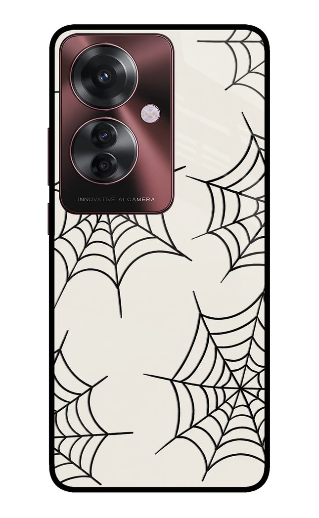 Spider Web Oppo F25 Pro 5G Glass Case
