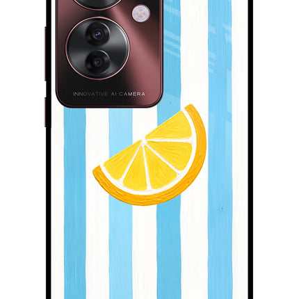 Summer Lemon Oppo F25 Pro 5G Glass Case