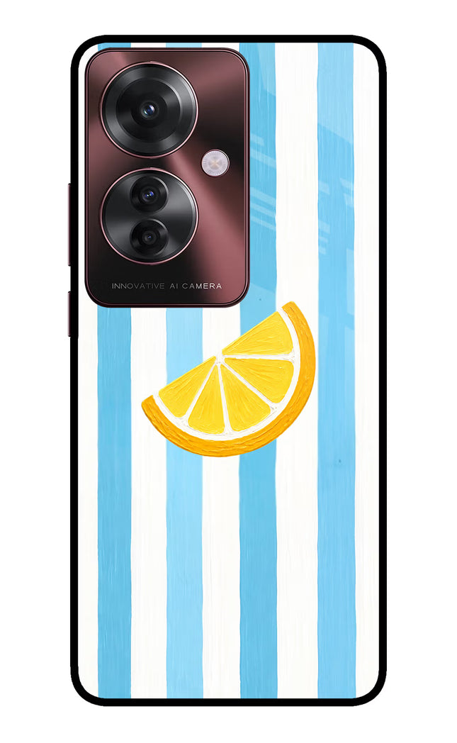 Summer Lemon Oppo F25 Pro 5G Glass Case