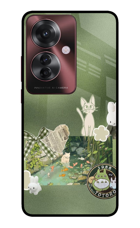 Aesthetic anime Oppo F25 Pro 5G Glass Case