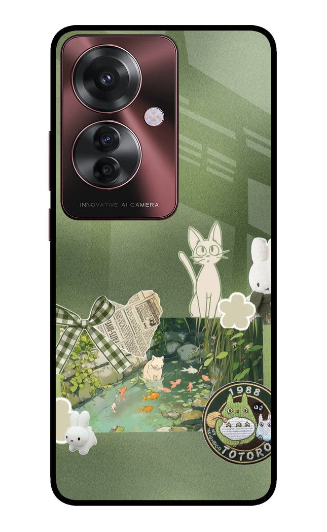Aesthetic anime Oppo F25 Pro 5G Glass Case