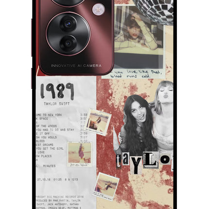 Taylor Swift Oppo F25 Pro 5G Glass Case