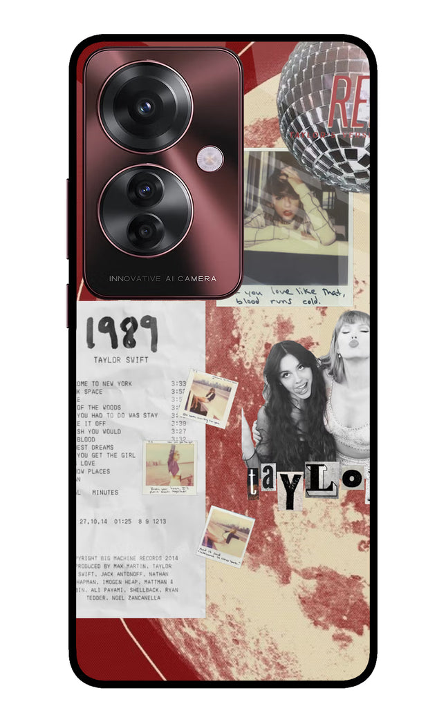 Taylor Swift Oppo F25 Pro 5G Glass Case