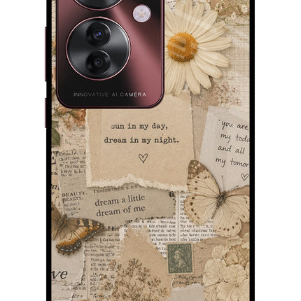 Vintage case Oppo F25 Pro 5G Glass Case