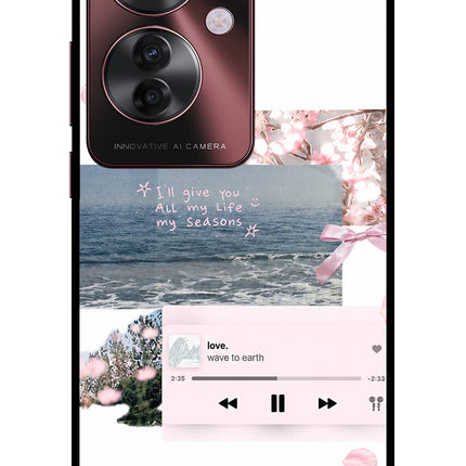 Wave to earth Oppo F25 Pro 5G Glass Case