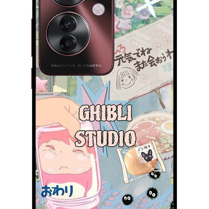 Studio Ghibli Oppo F25 Pro 5G Glass Case
