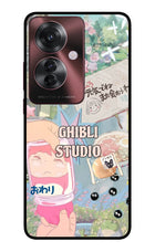 Studio Ghibli Oppo F25 Pro 5G Glass Case