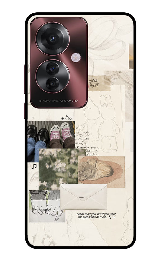 Soft Aesthetic Oppo F25 Pro 5G Glass Case