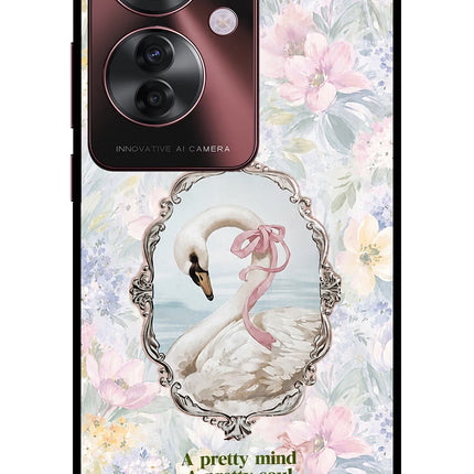 Pretty Mind Pretty Soul Oppo F25 Pro 5G Glass Case