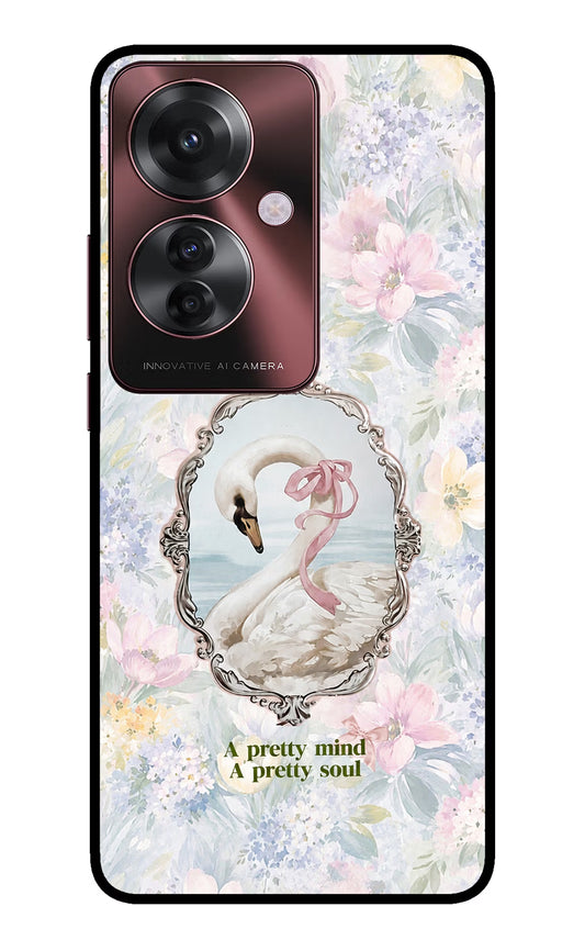 Pretty Mind Pretty Soul Oppo F25 Pro 5G Glass Case