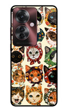 Cool Cat Oppo F25 Pro 5G Glass Case