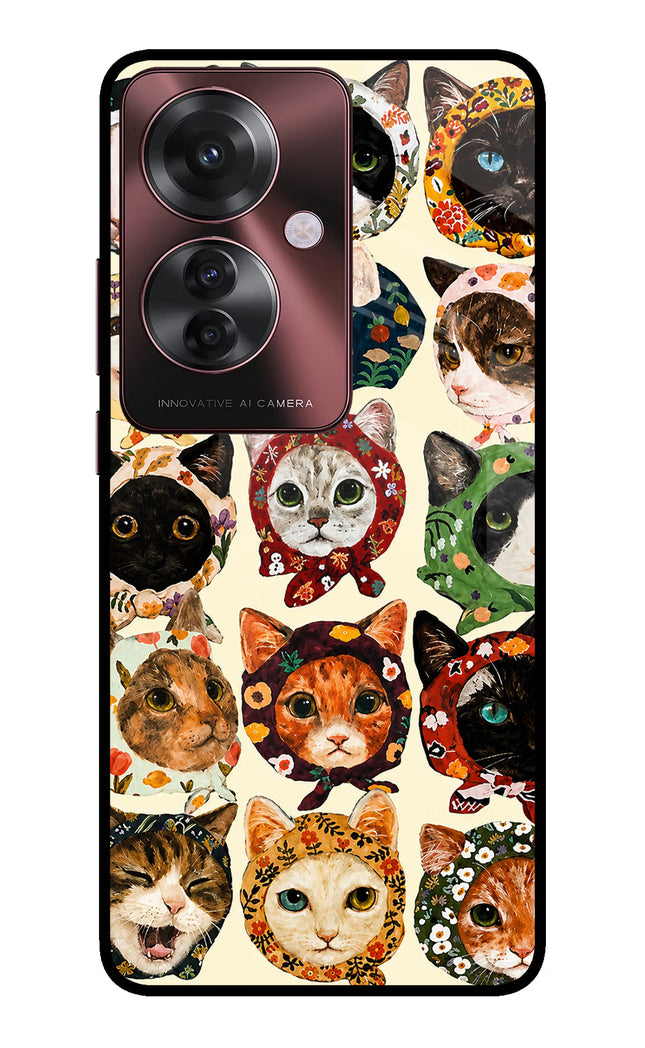 Cool Cat Oppo F25 Pro 5G Glass Case